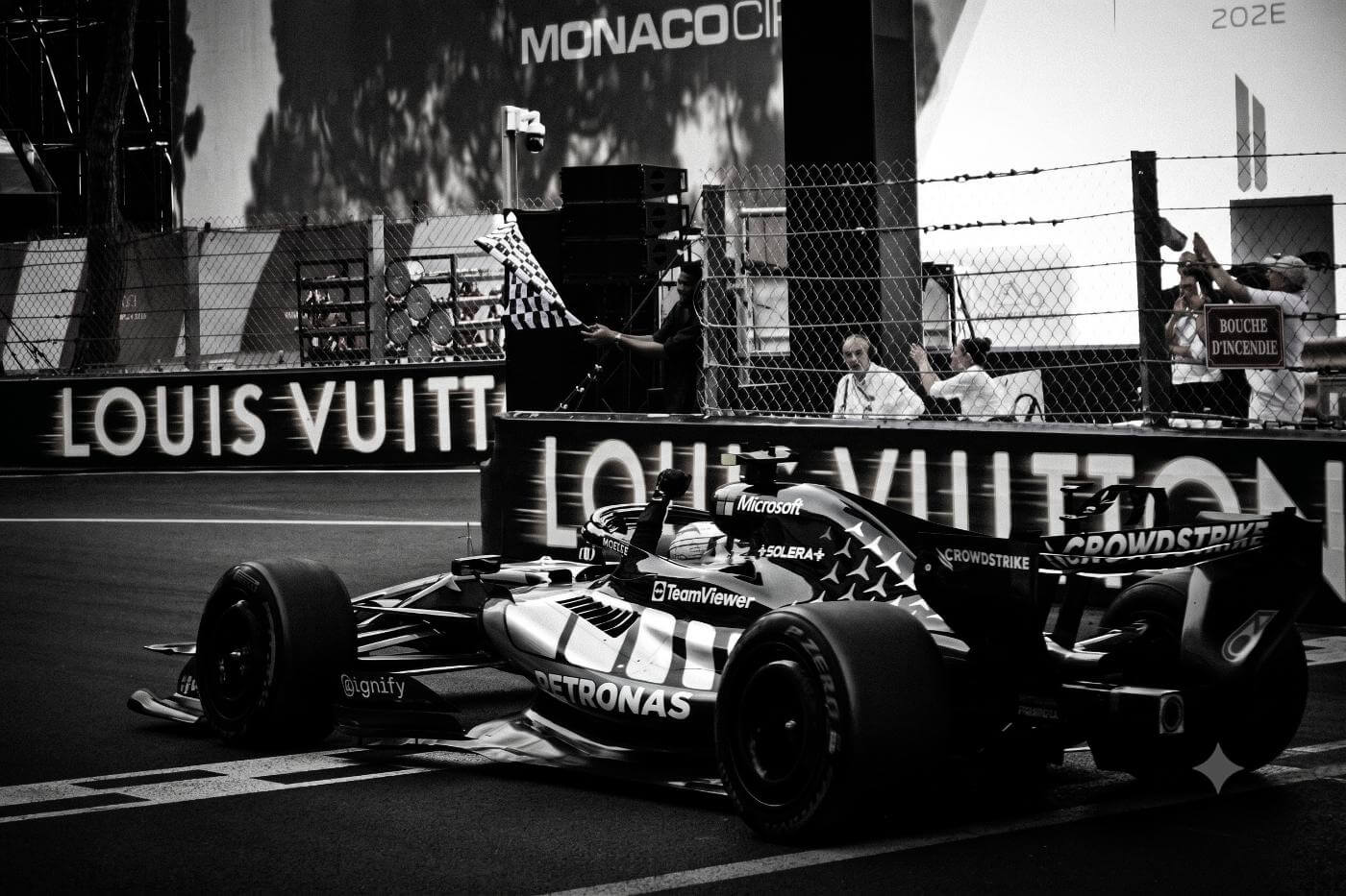 Il Gran Premio di Monaco — Sfondo Copertina